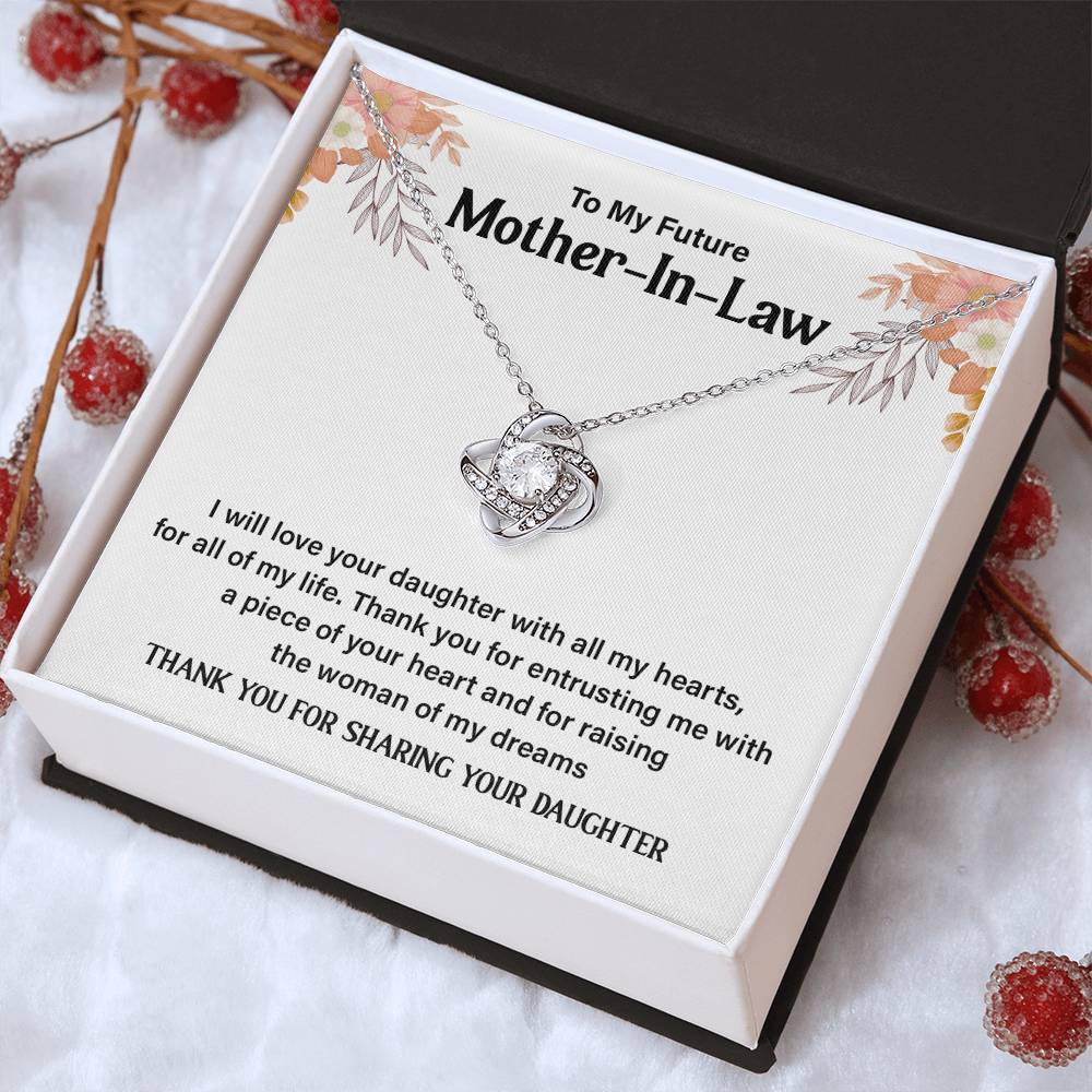 Future Mother-In-Law Necklace from Groom Gift Box