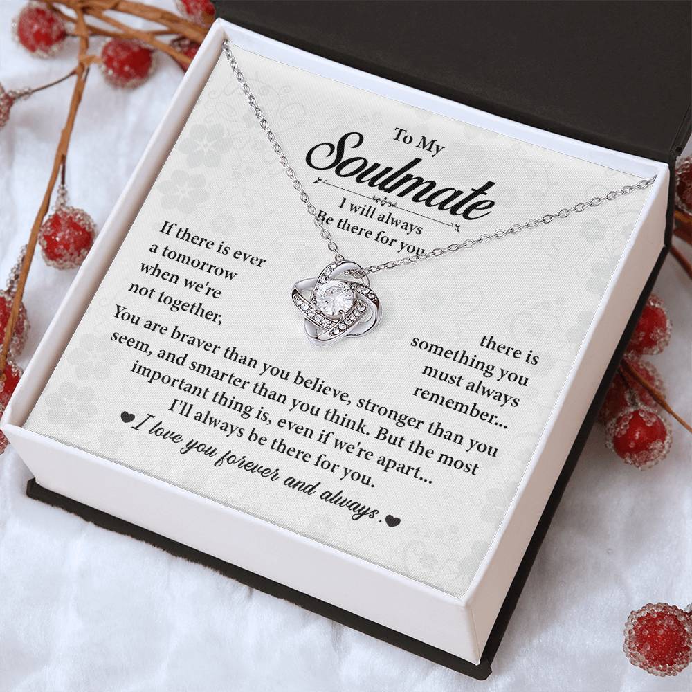Soulmate Necklace Gift for Her – Message Card Box