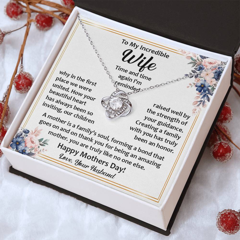 Mother’s Day Necklace Gift for Wife from Husband