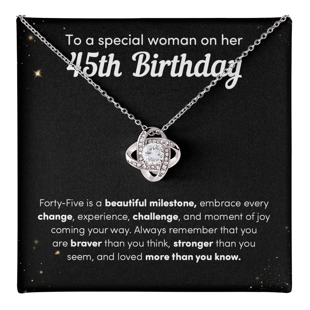 To A Special Woman On Her 45th Birthday Forty-Five Is A Beautiful Milestone