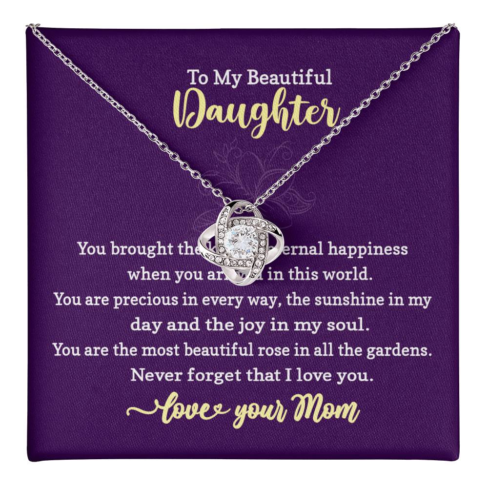 Necklace Gift for Daughter With Message Card