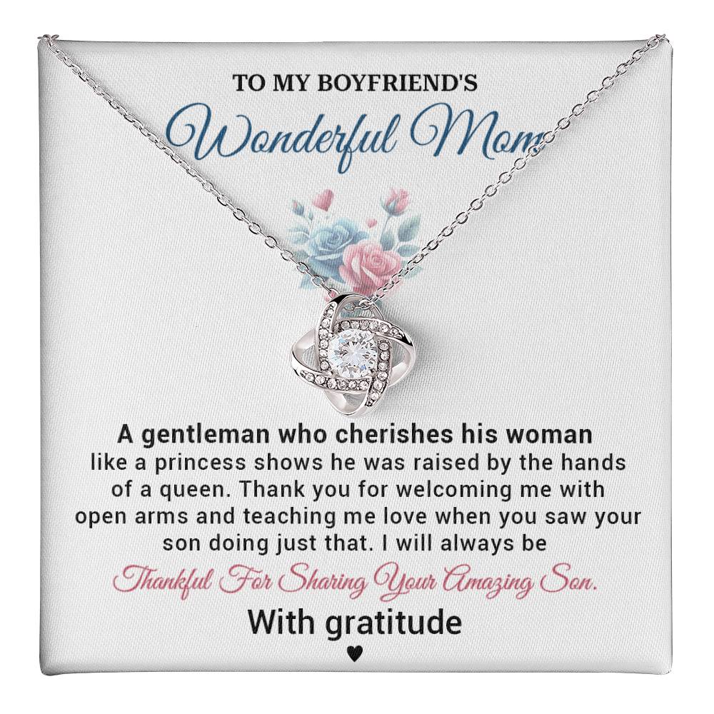 Boyfriend’s Mom Gift from Girlfriend – Appreciation Jewelry for Future Mother-in-Law