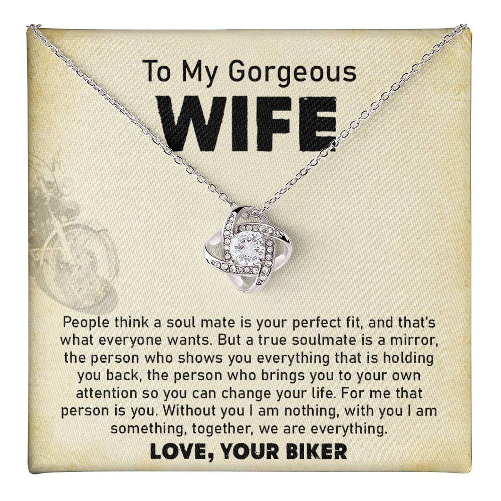 Romantic Necklace Gift For Wife From Biker Husband