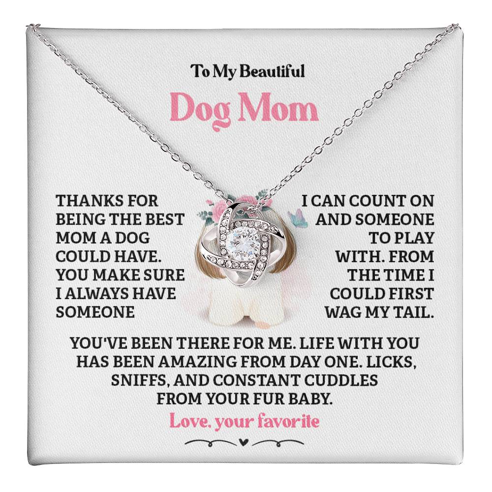 Dog Mom Necklace Gift from Fur Baby – Gift Box