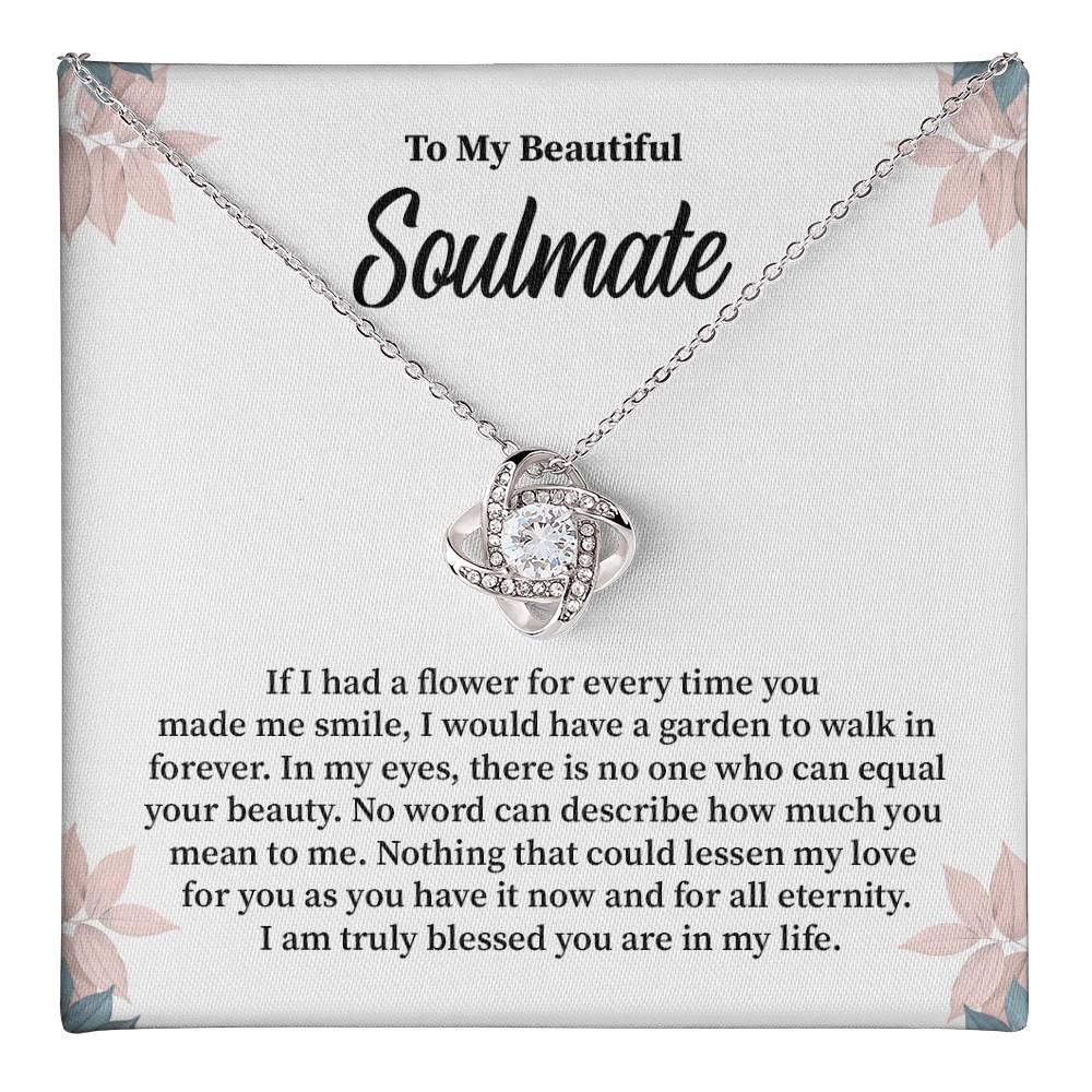 Soulmate Gift for Her with Floral Message Card