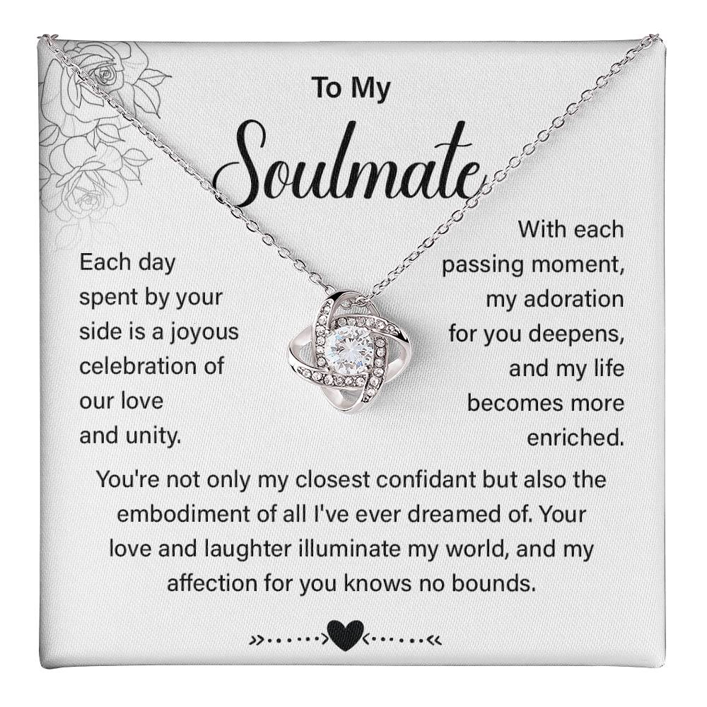 Soulmate Necklace Gift For Wife Or Girlfriend