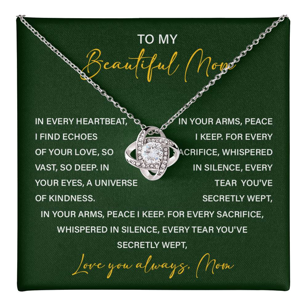 Necklace For Mom From Children With Meaningful Gift Box