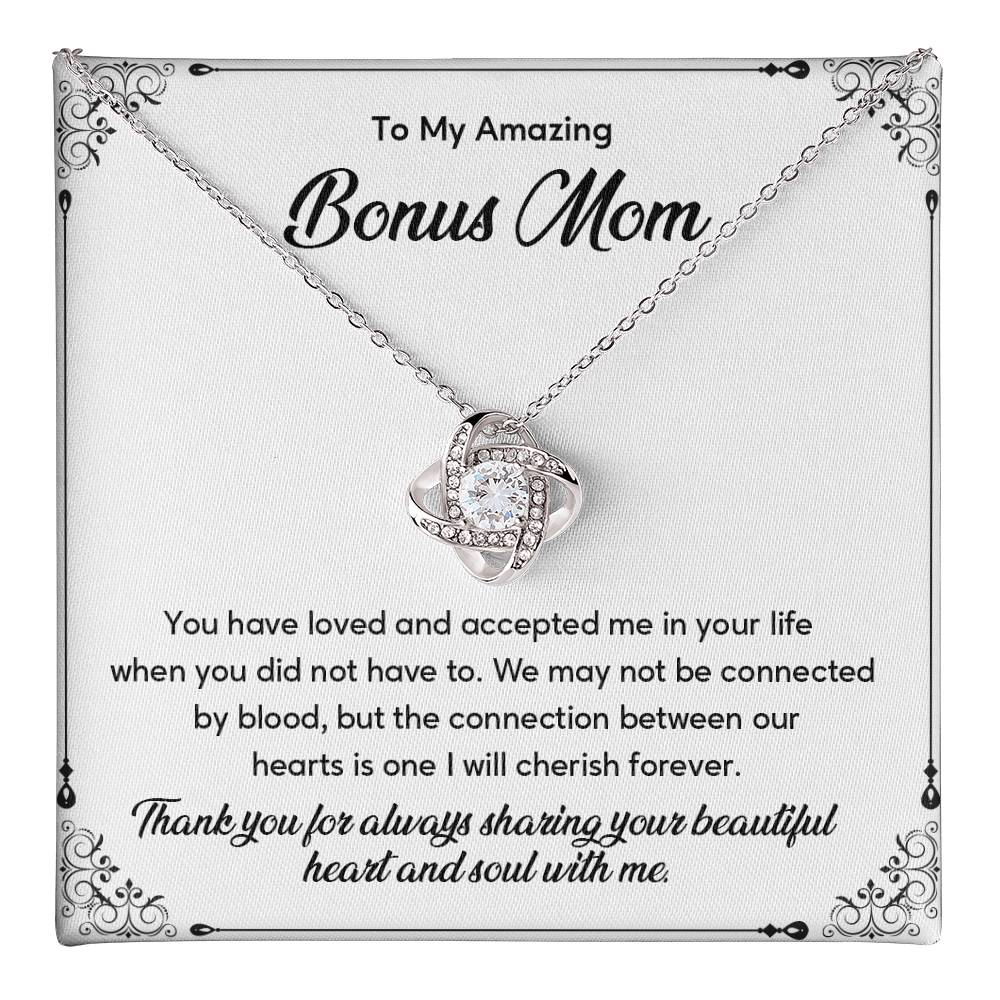 Bonus Mom Necklace Gift from Stepdaughter or Son