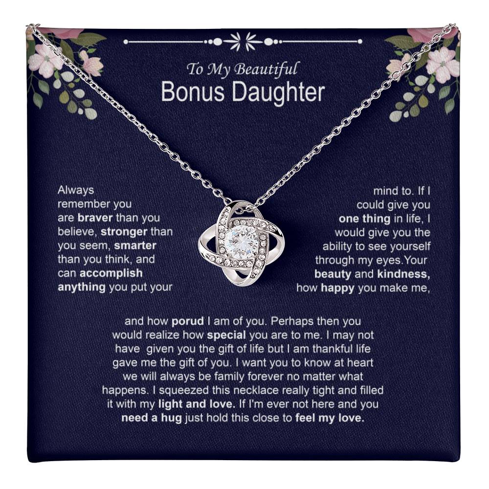 Bonus Daughter Necklace from Stepmom or Stepfather