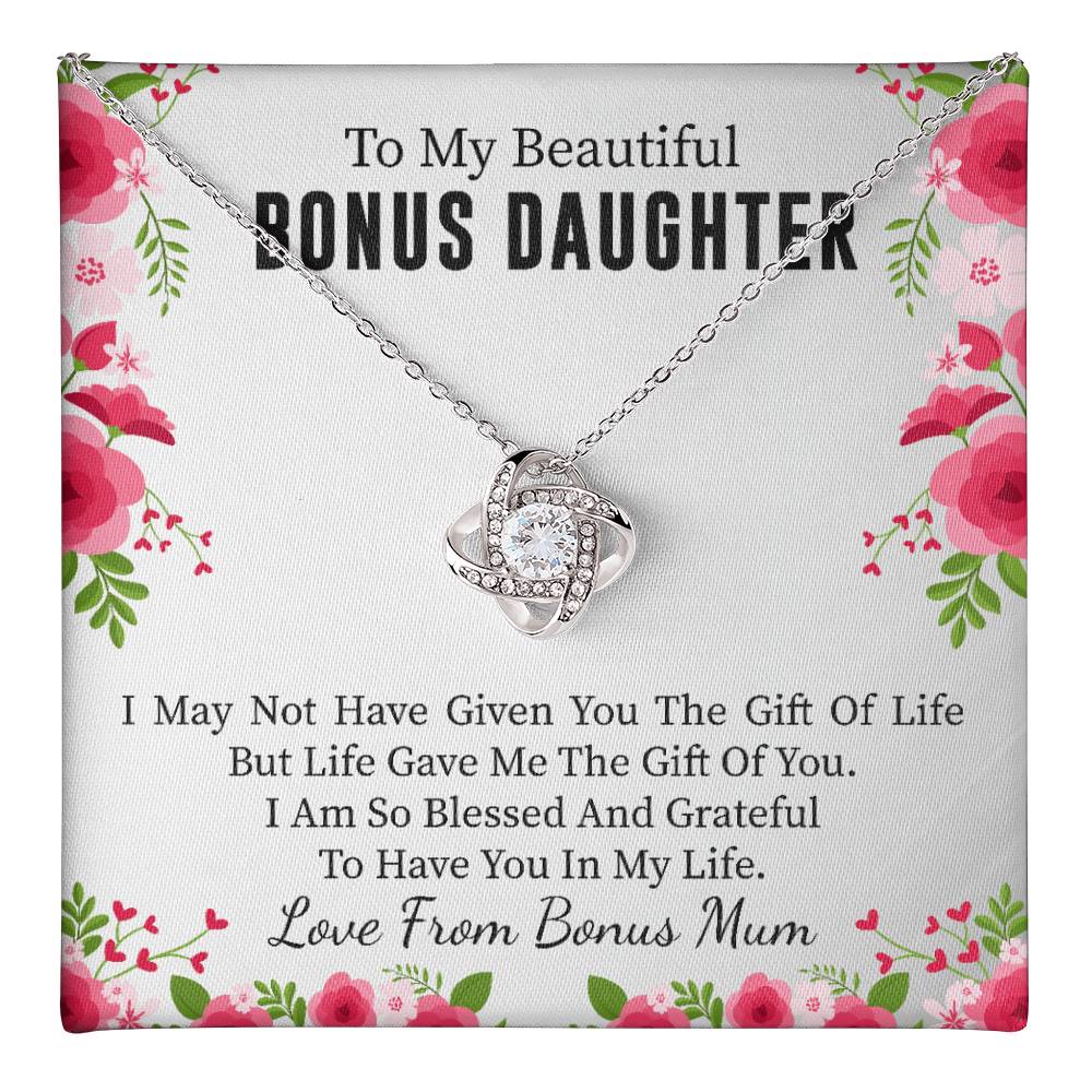 Bonus Daughter Gift From Bonus Mum Necklace