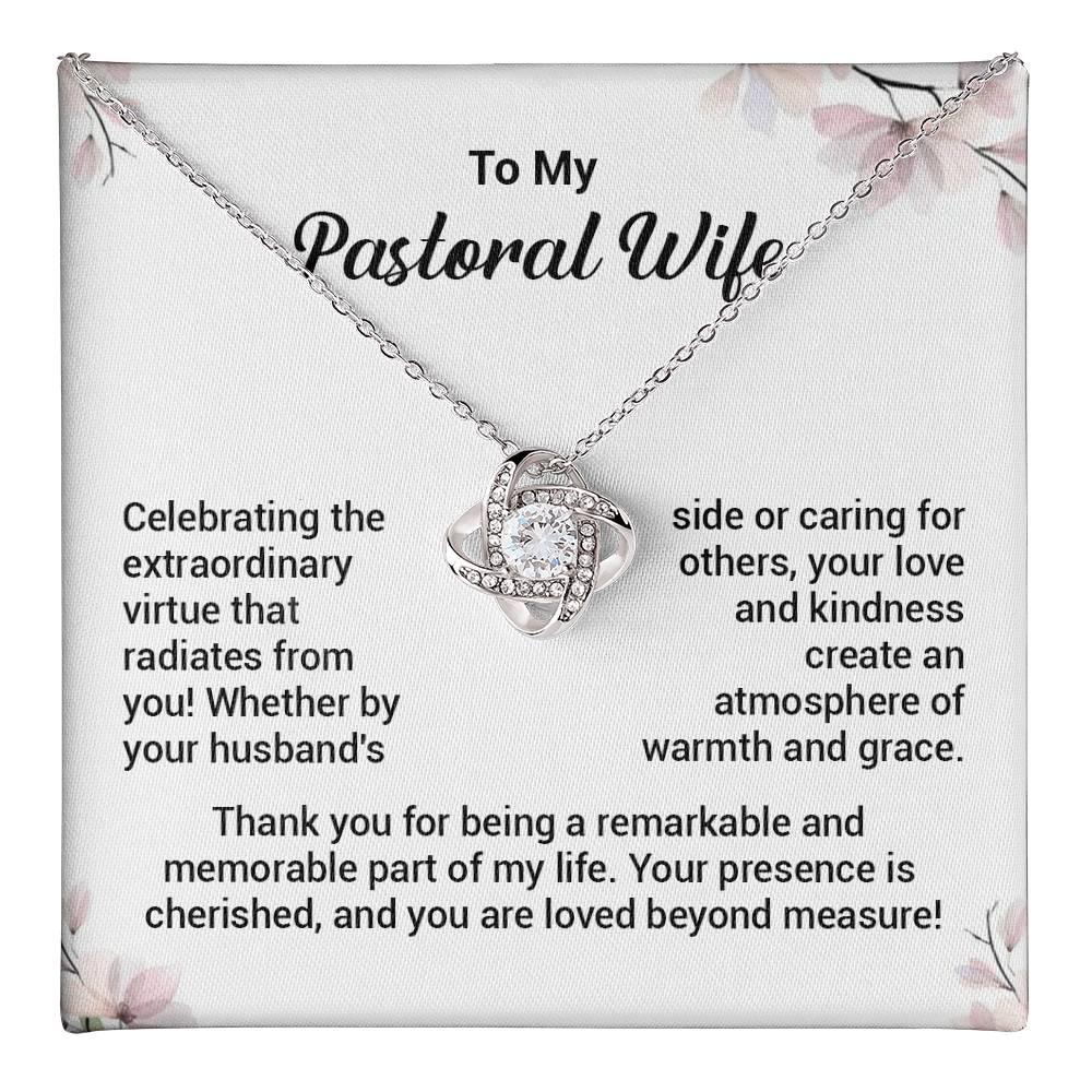Christian Gift for Pastor’s Wife – Love Knot Necklace