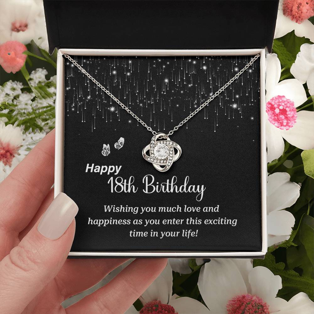 18th Birthday Necklace Gift for Her – Elegant Milestone Keepsake