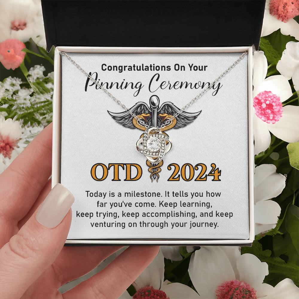Custom OTD Graduation Necklace Gift for Pinning Ceremony