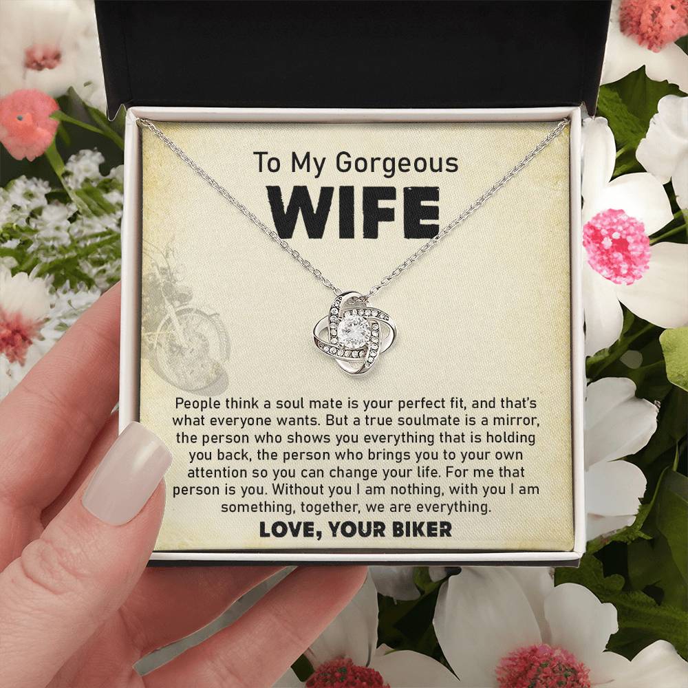 Romantic Necklace Gift For Wife From Biker Husband