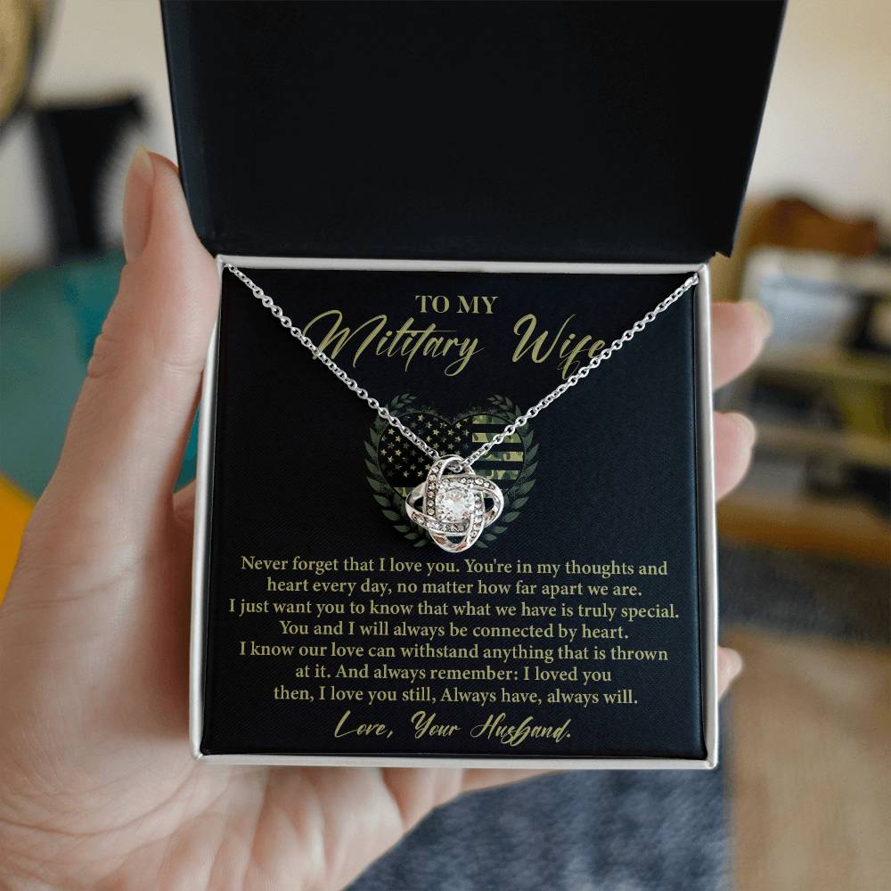 Military Wife Gift from Husband – With Message Card