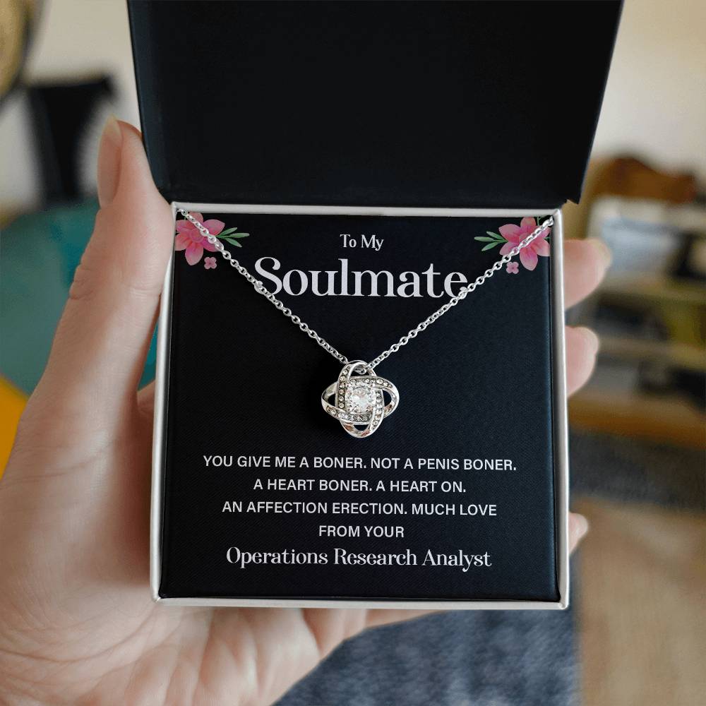 Funny Gift from Analyst to Soulmate Necklace Box