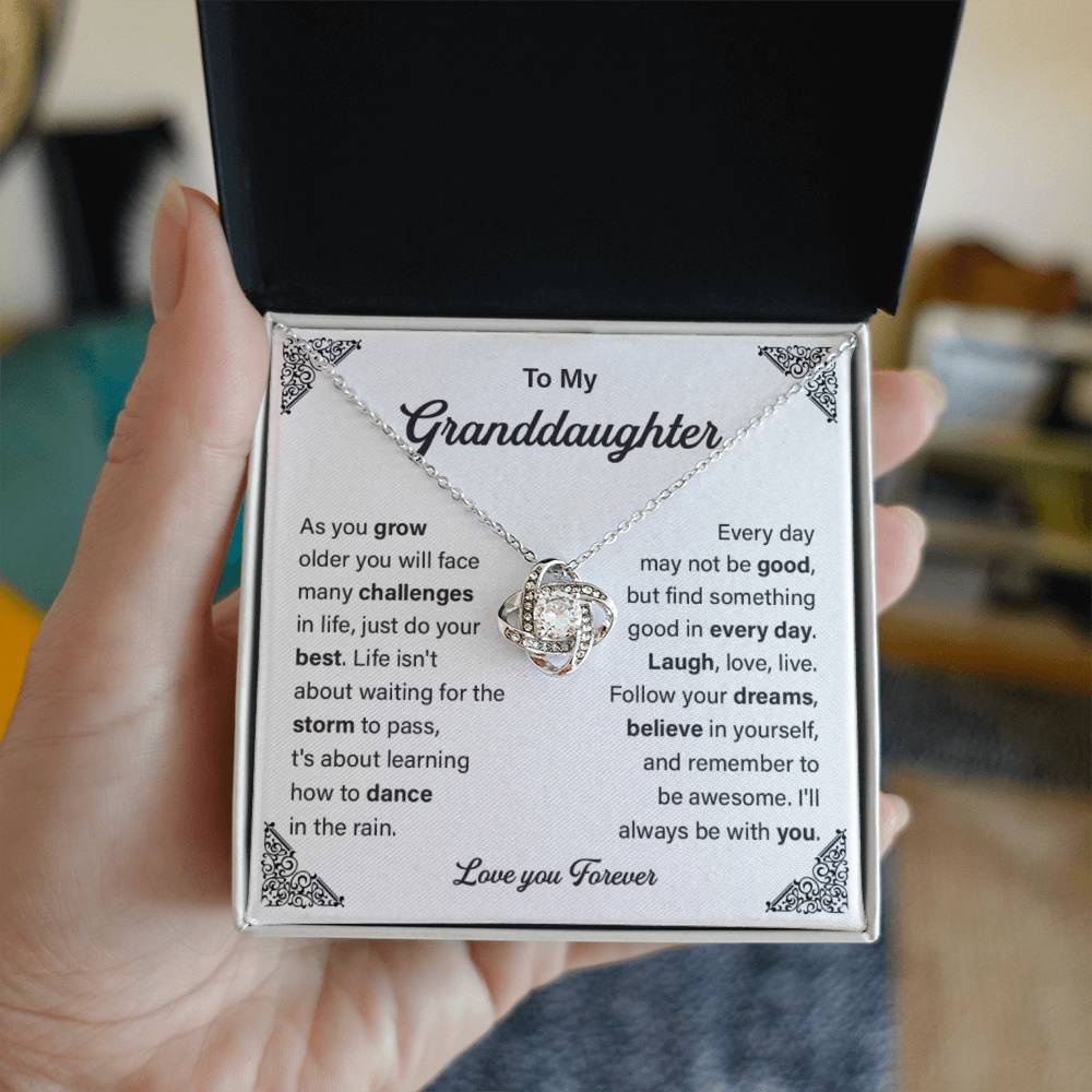 Granddaughter Necklace Gift – Love You Forever