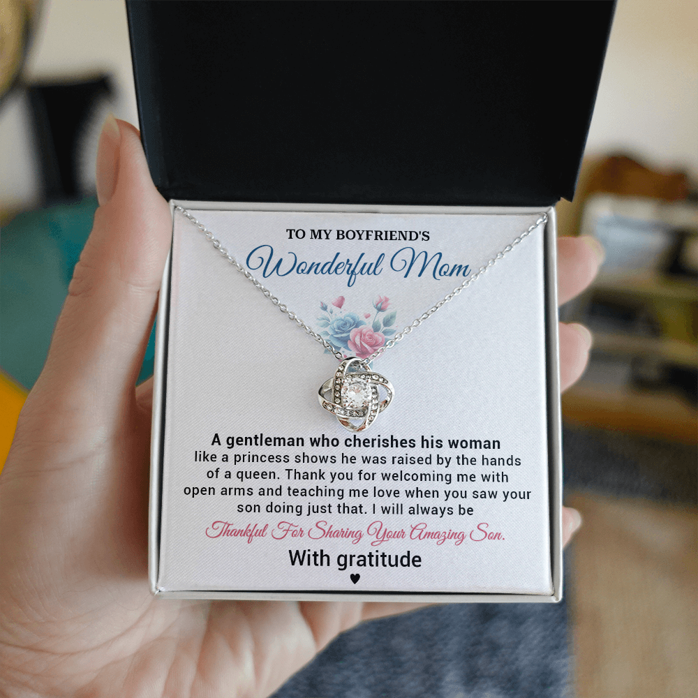 Boyfriend’s Mom Gift from Girlfriend – Appreciation Jewelry for Future Mother-in-Law