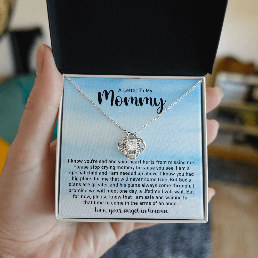 A latter to my mommy necklace gift for her