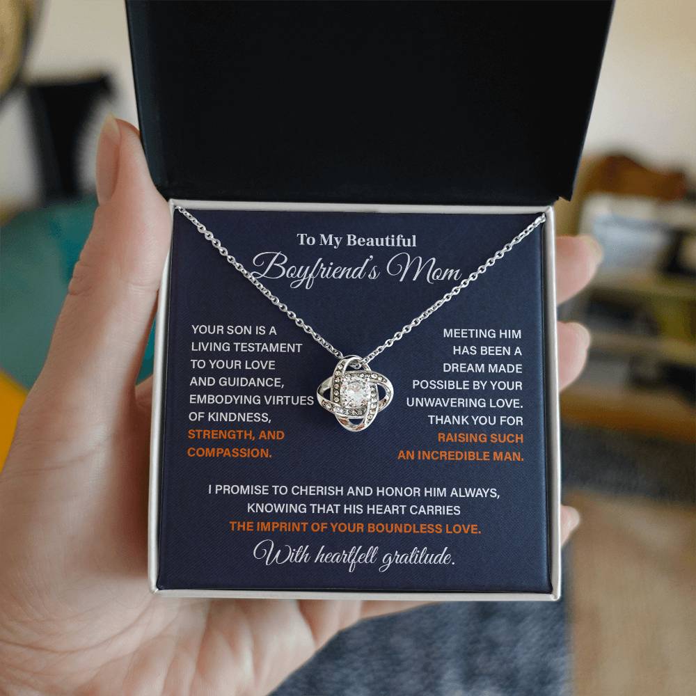 To My Boyfriend’s Amazing Mom Boyfriend’s Mom Necklace Gift Boyfriend’s Mom Tribute Necklace Mother-son Bond Necklace Unique Family Bond Necklace Special Occasion Gift For Boyfriend’s Mom Necklace For Incredible Mom Boyfriend’s Mom Appreciation Gift