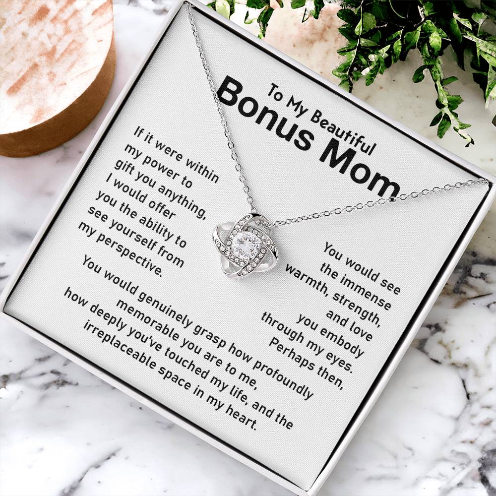 Bonus Mom Jewelry Gift With Emotional Message Card