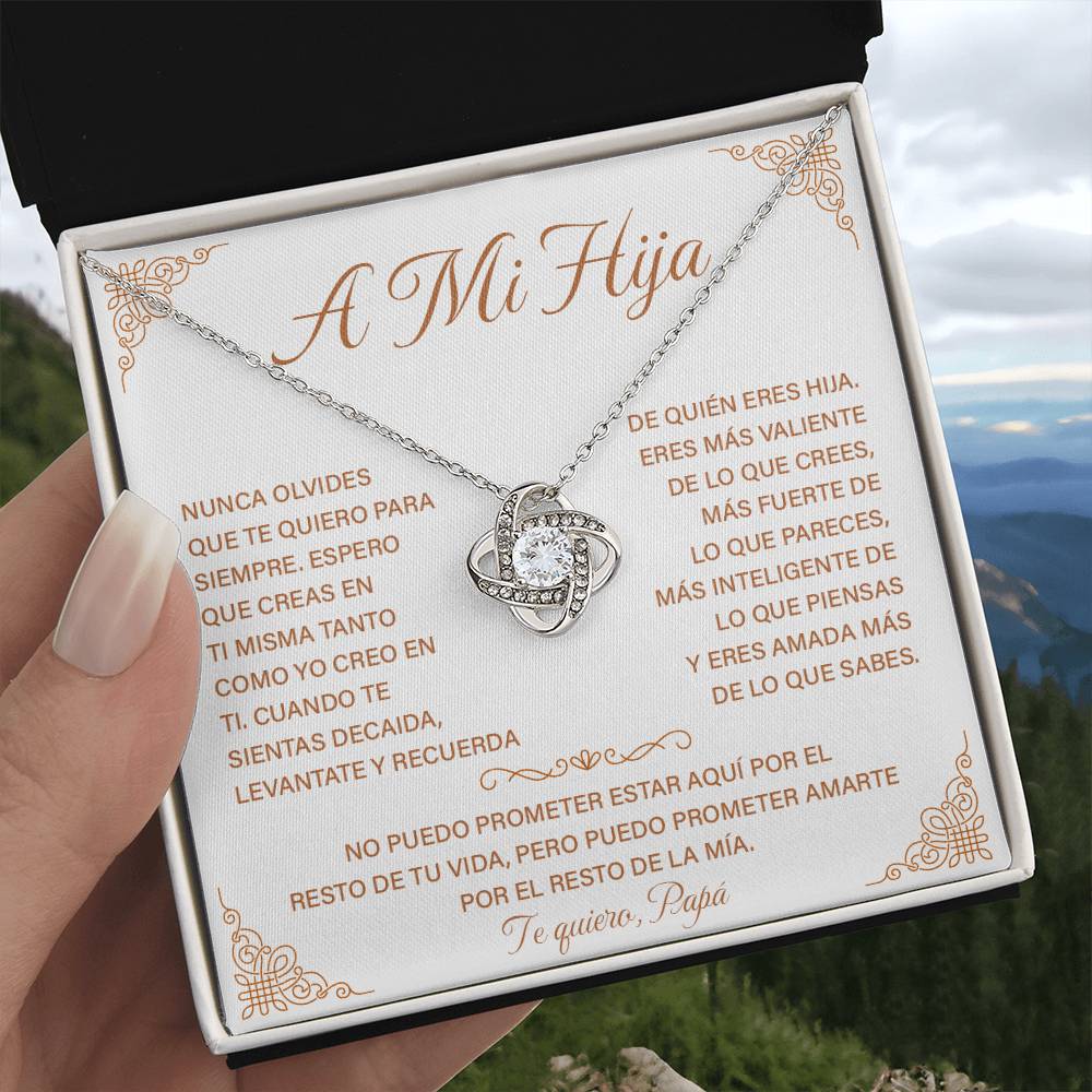 Collar de Papá a Hija – Regalo con Mensaje Inspirador