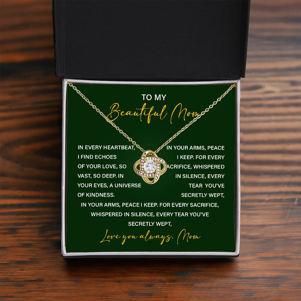 Necklace For Mom From Children With Meaningful Gift Box