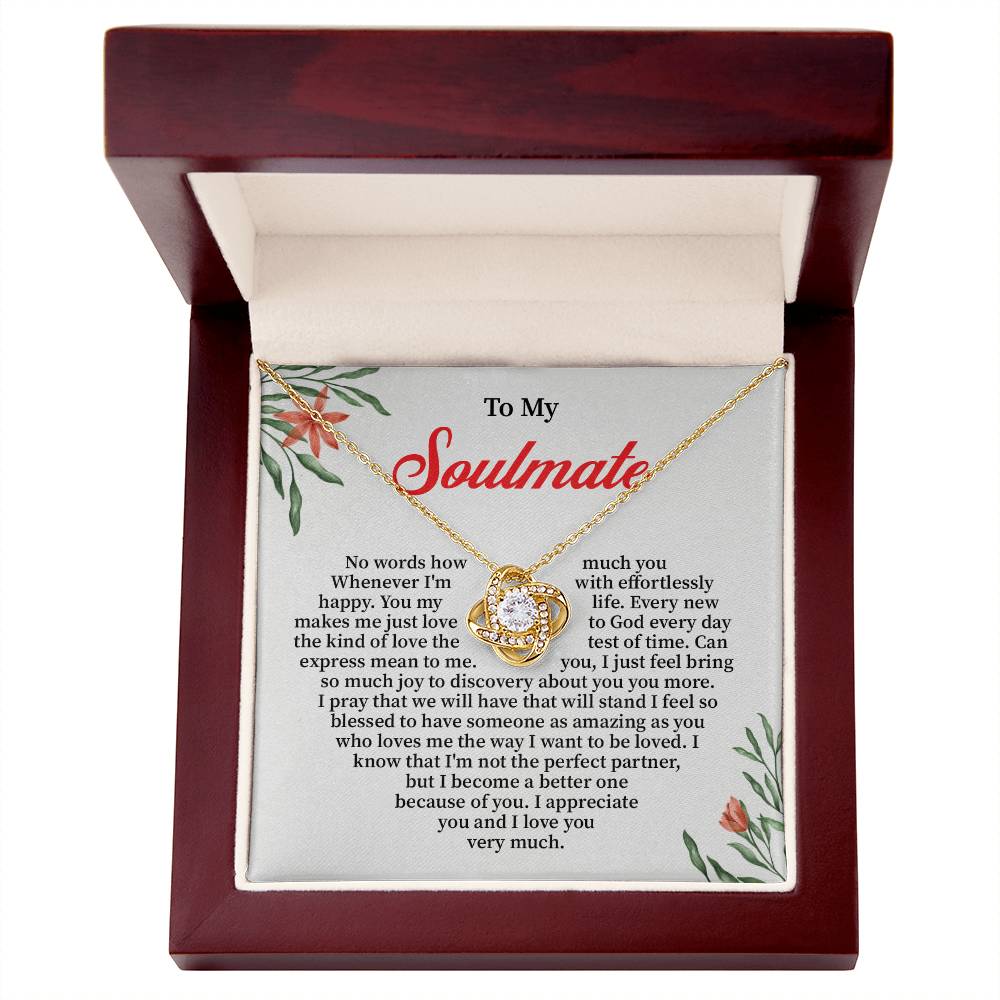 Romantic Soulmate Gift for Her – Message Card & Box