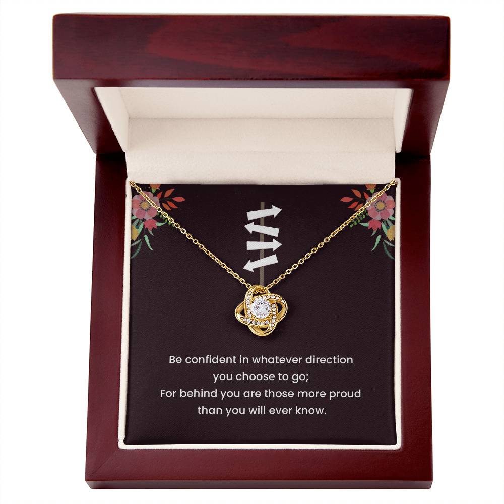 Graduation Gift Necklace for Daughter with Inspirational Card