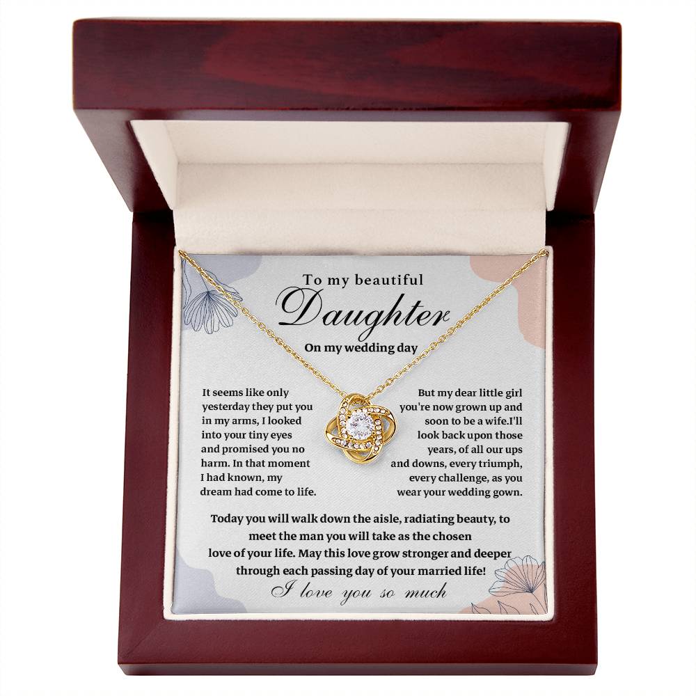 Wedding Gift for Daughter – Message Card Jewelry