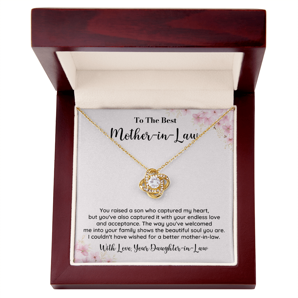 Necklace for Mother-in-Law Heartfelt Gift Box