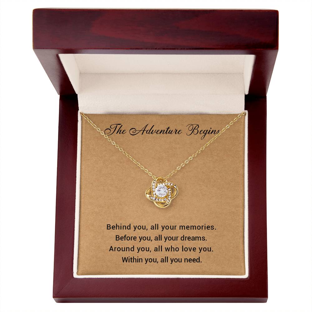 Graduation Necklace Gift for Her – Adventure Begins