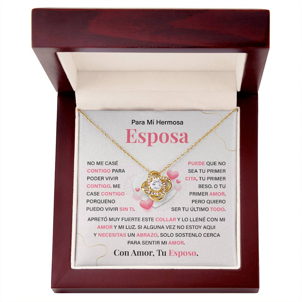 Collar para Esposa con Tarjeta de Amor de Esposo