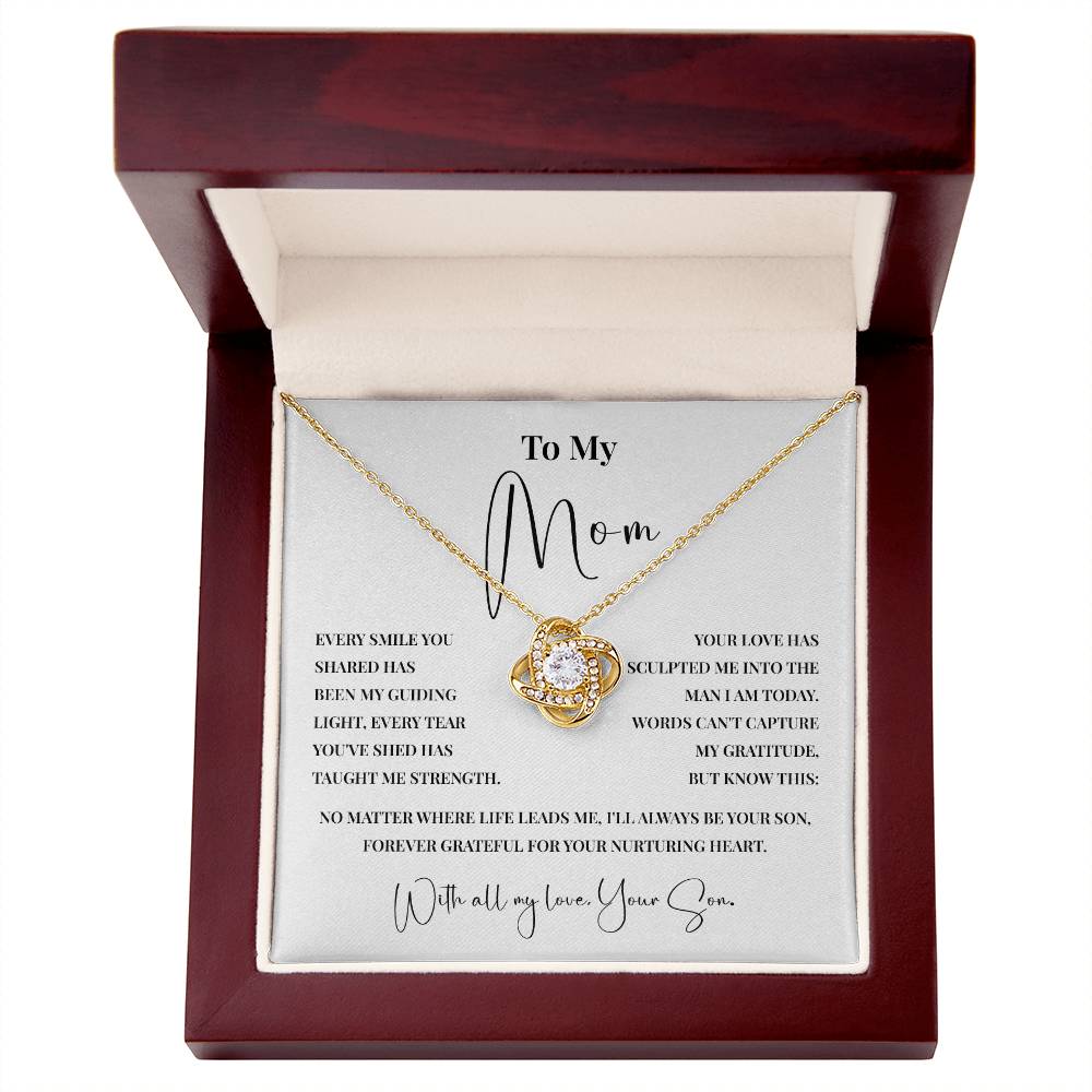 Meaningful Necklace for Mom from Son with Message Card
