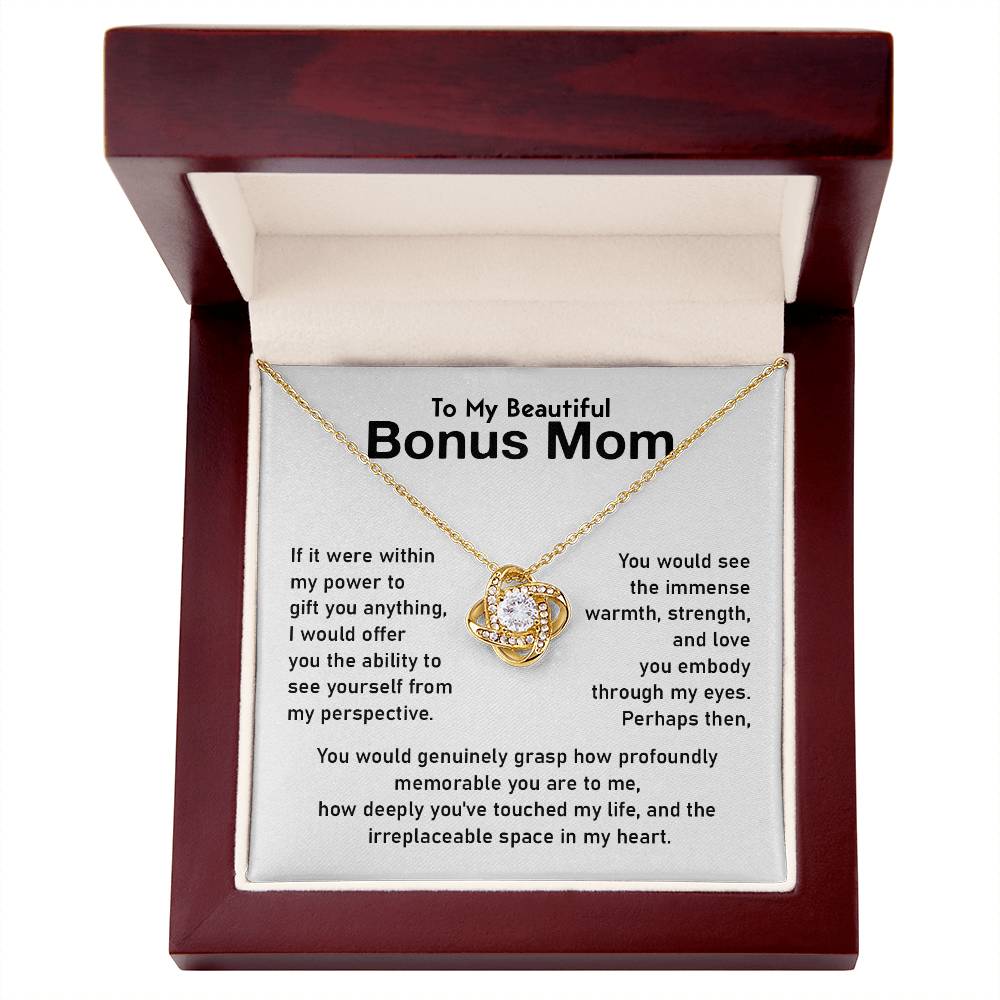 Bonus Mom Jewelry Gift With Emotional Message Card