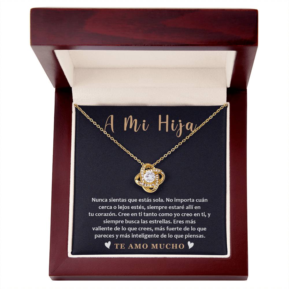Collar A Mi Hija – Regalo con Mensaje de Amor y Motivación