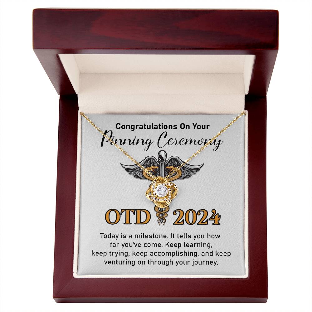 Custom OTD Graduation Necklace Gift for Pinning Ceremony