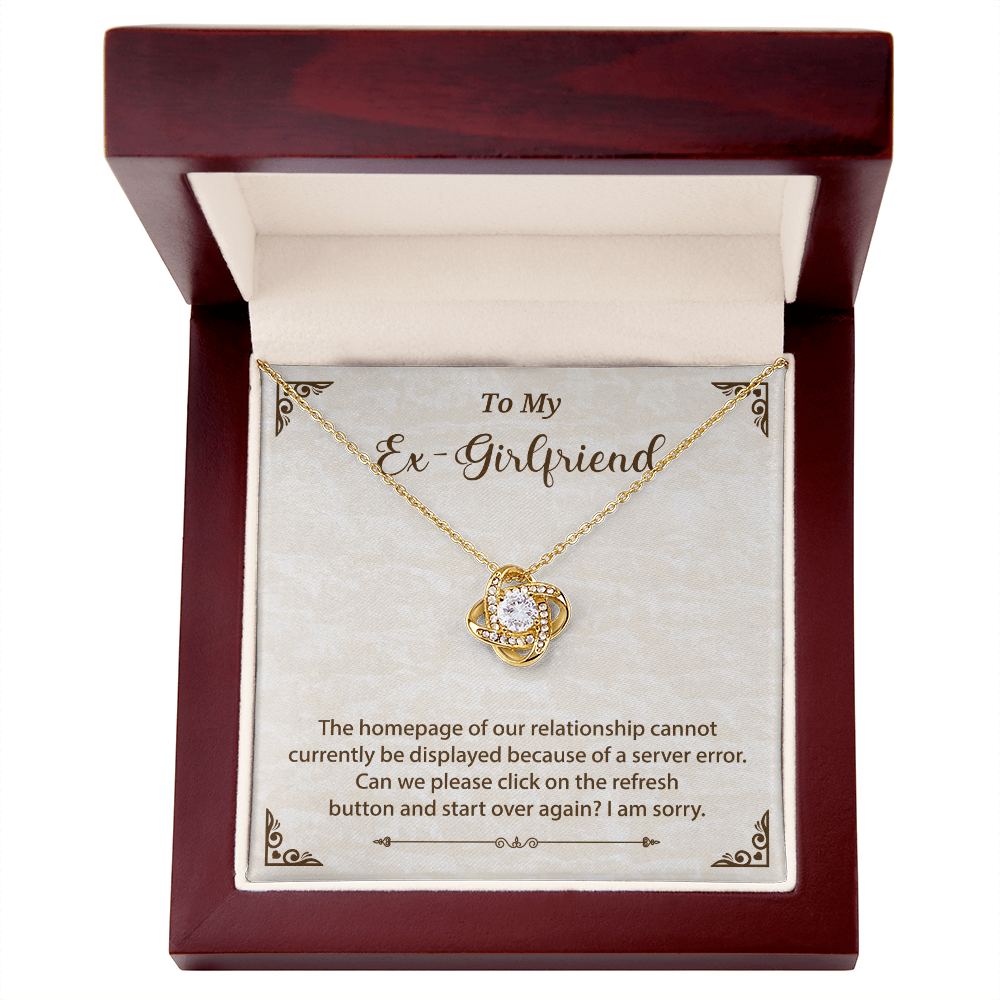 Funny Necklace Gift for Ex-Girlfriend – With Message Card