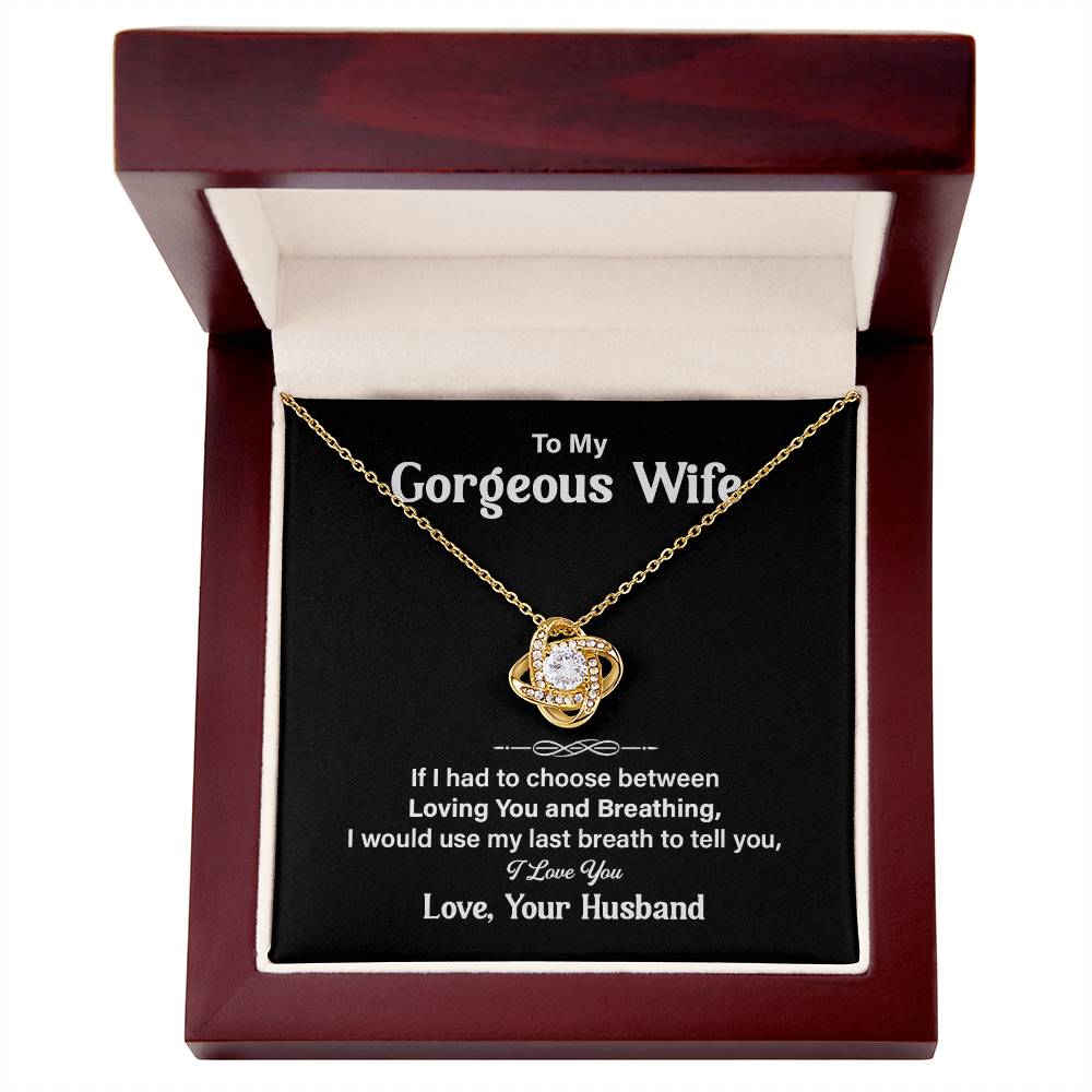 Necklace Gift for Wife from Husband – Last Breath Love
