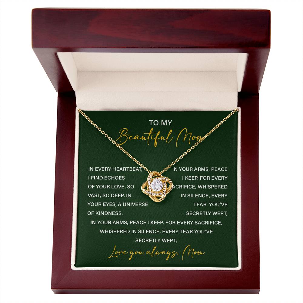 Necklace For Mom From Children With Meaningful Gift Box