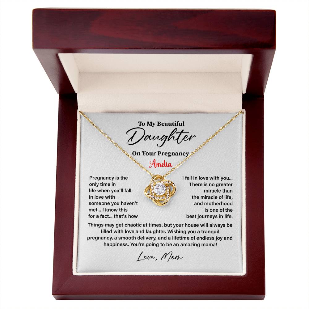 Daughter Pregnancy Gift from Mom – With Gift Card Box