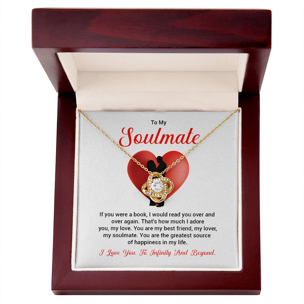 Soulmate Gift for Her – Infinity Love Message Card