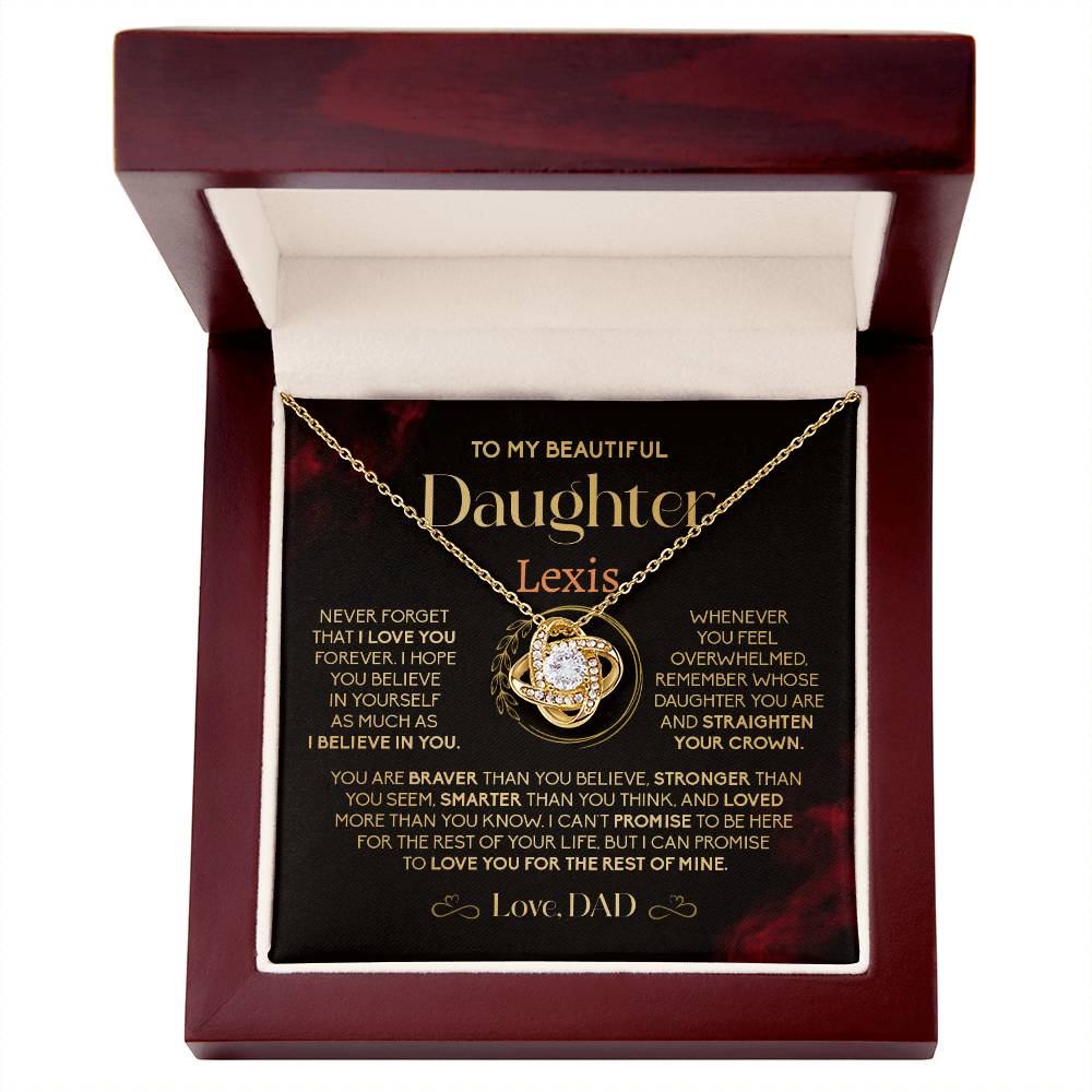 Gift from Dad to Daughter – Crown Message Card Box
