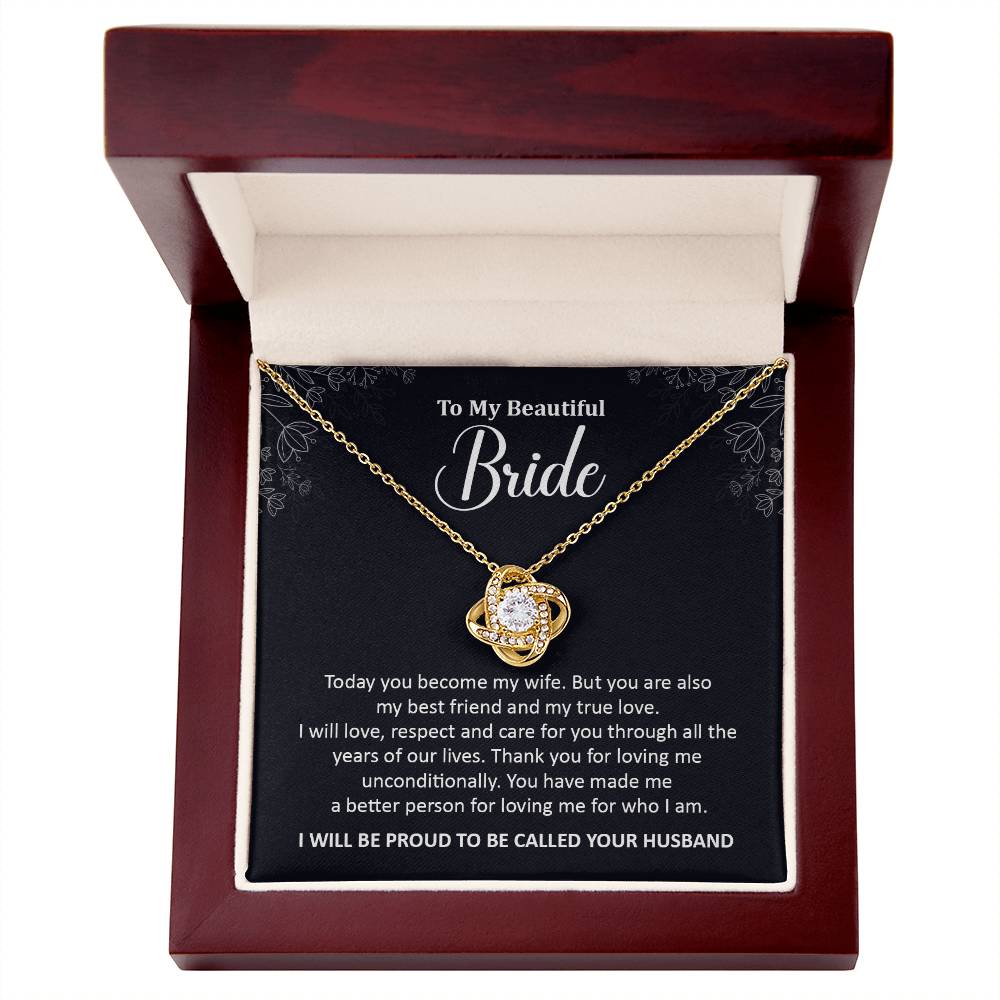 Bride Gift from Groom – Wedding Day Necklace