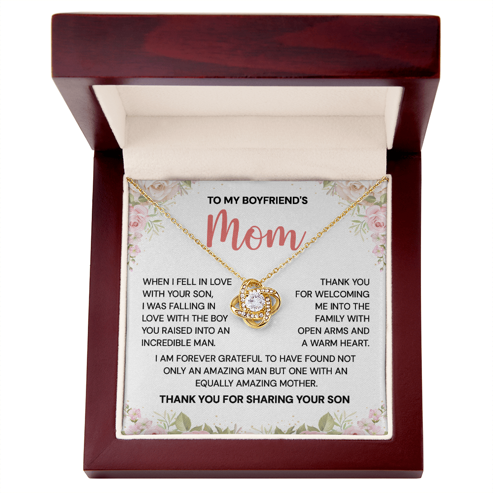 Boyfriend's Mom Gift Thank You for Your Son