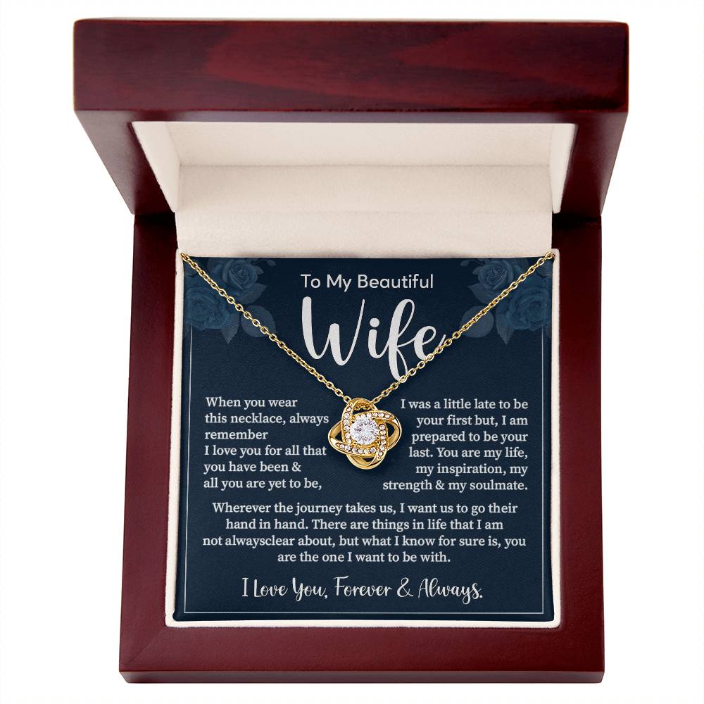 Gift for Wife from Husband – heartfelt Note with Jewelry