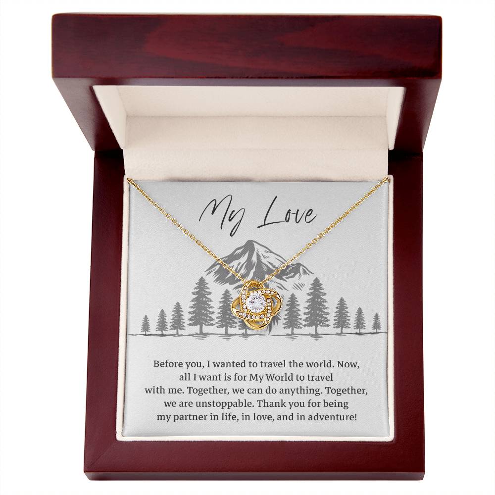 Adventure Partner Gift for My Love – Message Card Inside