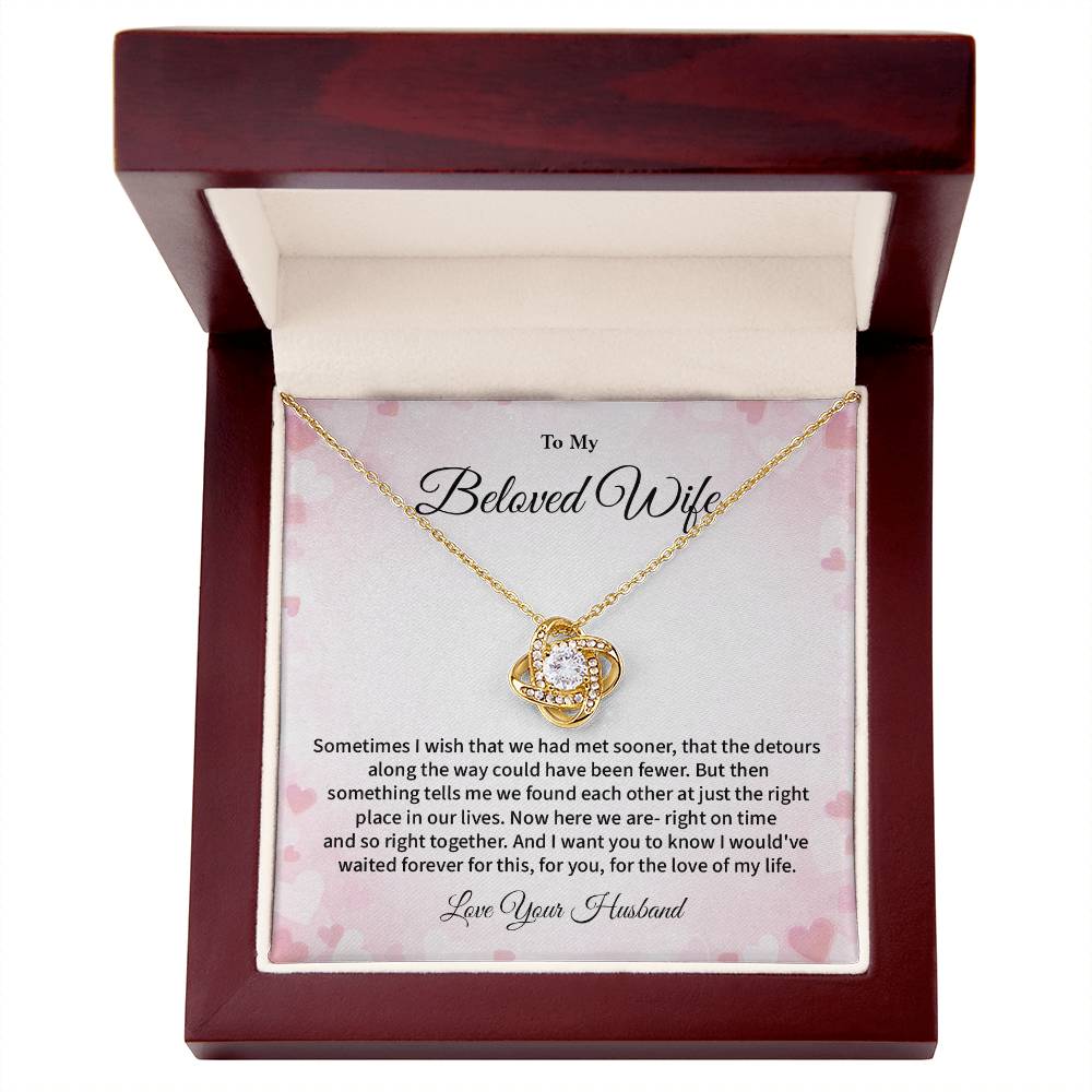 Beloved Wife Necklace from Husband – Sentimental Jewelry Gift Box