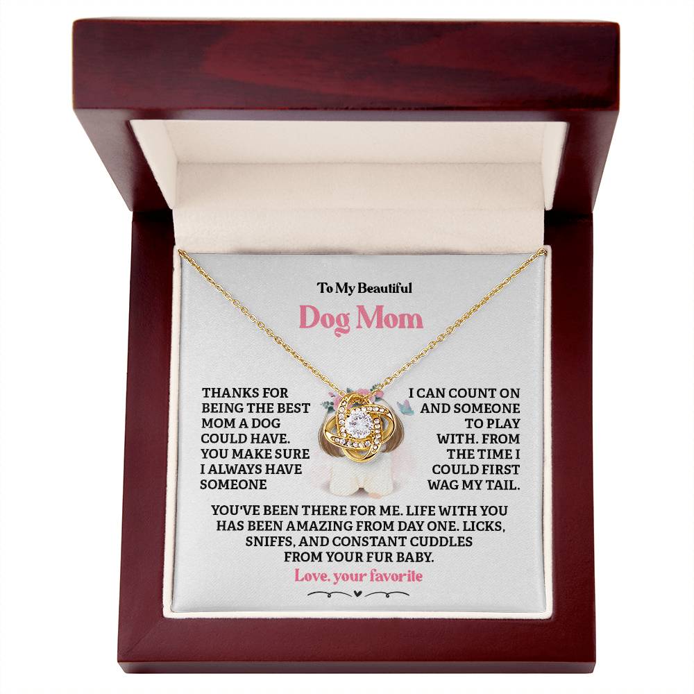 Dog Mom Necklace Gift from Fur Baby – Gift Box