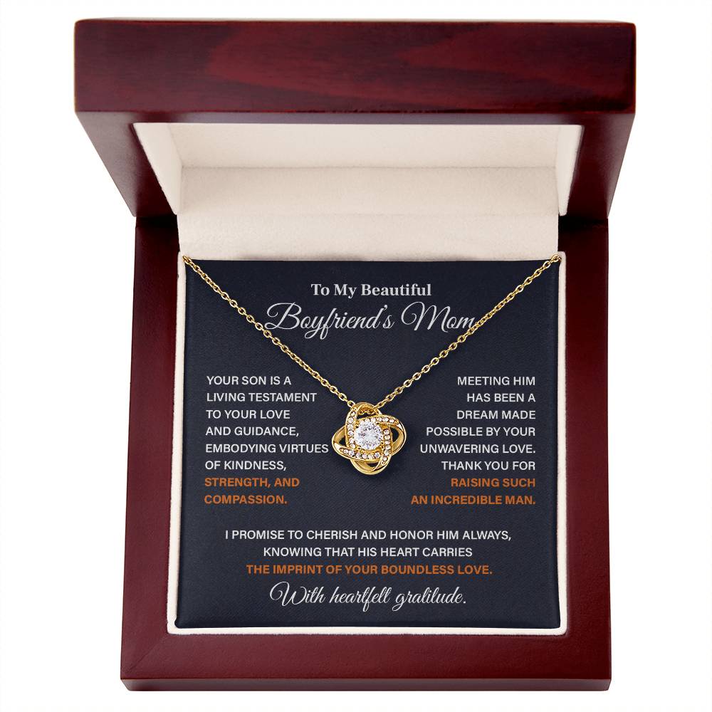 To My Boyfriend’s Amazing Mom Boyfriend’s Mom Necklace Gift Boyfriend’s Mom Tribute Necklace Mother-son Bond Necklace Unique Family Bond Necklace Special Occasion Gift For Boyfriend’s Mom Necklace For Incredible Mom Boyfriend’s Mom Appreciation Gift